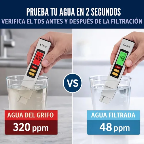 Vista 3 de Pruebador de Agua para Agua Potable - Medidor TDS