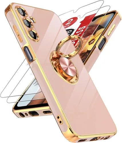 Vista 112 de LeYi Funda para iPhone XR: con Protector de Pantalla de Vidrio Templado [Paquete de 2] Soporte de Anillo Giratorio de 360°, Soporte Magnético