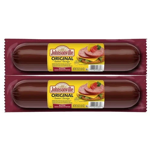 Vista 3 de Johnsonville Salchicha de Verano de Carne 1/20oz, Buena Fuente de Proteína, Ideal para Embutidos y Quesos