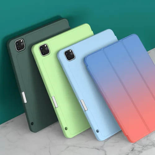 Vista 8 de ZryXal - Nueva funda para iPad Pro de 11 pulgadas 2022/2021 con soporte para lápices, funda inteligente