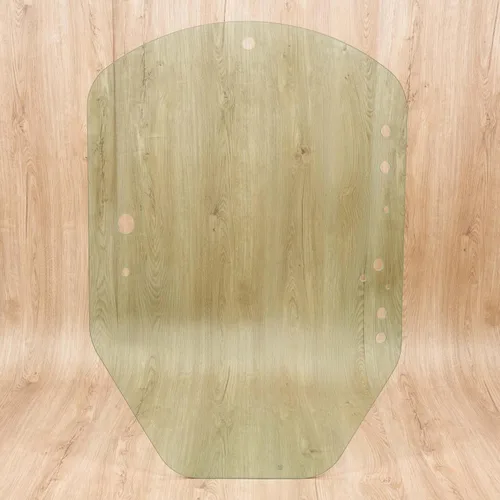 Vista 7 de KUAFU Cristal transparente para puerta compatible con John Deere 318D 318E 320D 320E 319D 323D 329E Minicargadora de rieles de repuesto