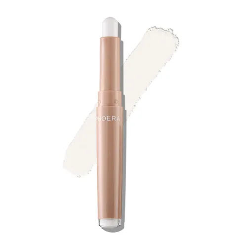 MEICOLY Sombra de ojos blanca en barra – Lápiz cremoso mate con lápiz iluminador de ojos, abrillantador de ojos de leche, ópalos suaves y altamente