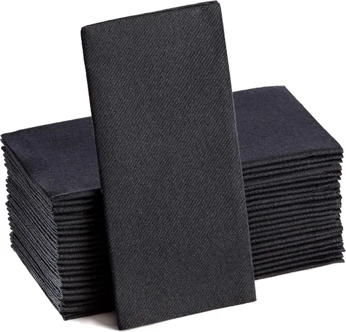 Vista 19 de Servilletas de papel rosa bebé Tela desechable de lino como servilletas de cena Toallas de mano Toallas de mano Servilletas de papel suaves