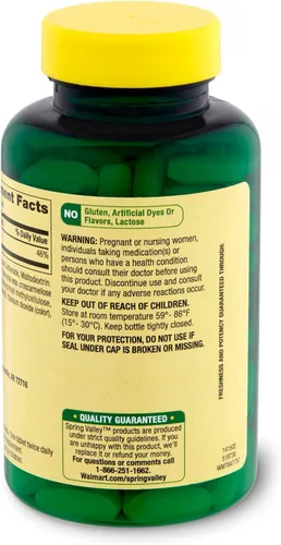 Vista 2 de Spring - Valley Calcio 600 mg Natural Bone Health Calcio - 100 Tabletas Paquete de 3