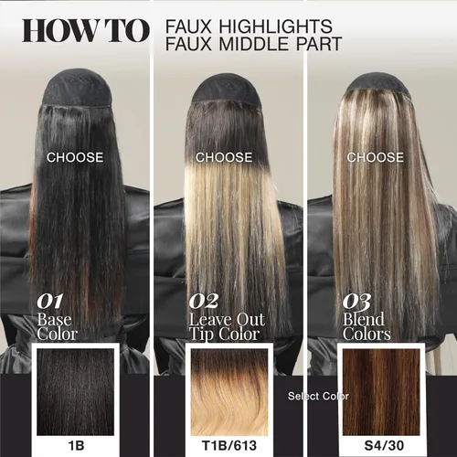 Vista 3 de Empire Yaki – 100% pelo humano Remy, tejido suave Yaki con aceite de argán, Sensationnel