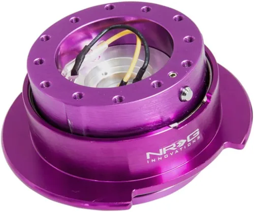 Vista 4 de Conjunto de liberación rápida NRG Innovations, M, azul, cromo titanio (New Blue Body/Titanium Chrome)