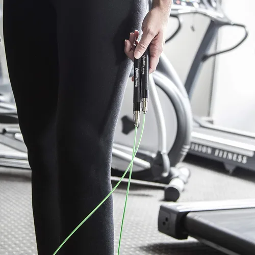 Vista 4 de Bear KompleX Speed Jump Rope - Adjustable Tangle-Free Skipping Rope, Lightweight Handles, Smooth 360° Swivel Bearings, 2 Steel Cables, Free Carrying