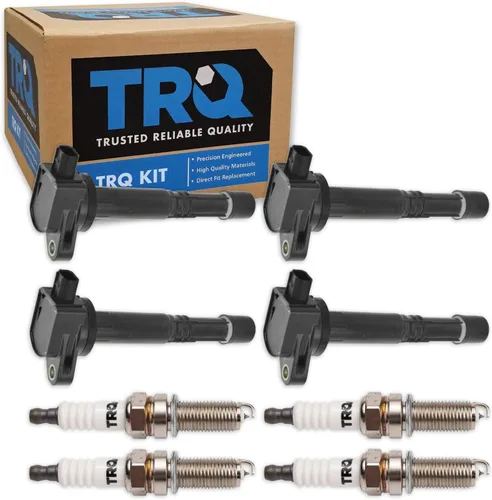 Vista 140 de TRQ Kit de bobina de encendido y bujía Iridium 12 piezas compatible con Ford Explorer 2020-2021 Police Interceptor Utility Lincoln Aviator con V6