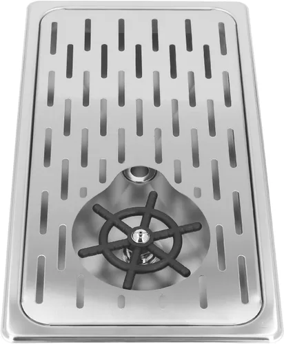 Vista 5 de Glass Rinser with G1 / 2 Water Connection Port, Stainless Steel Countertop Pitcher Washer for Bar and Kitchen - Quick Wash, Durable Build, Easy