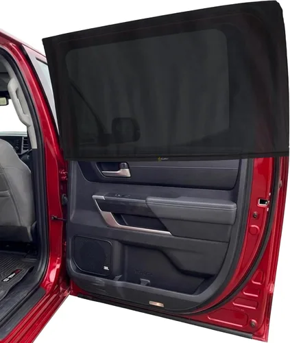 Vista 19 de EcoNour Paquete de 2 protectores de ventana de automóvil para Toyota 4 Runner (2010-2025), de malla transpirable, 100% protección contra insectos