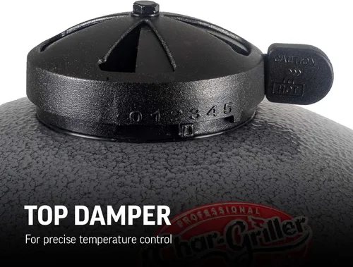 Vista 3 de Char-Griller E86714 AKORN Jr. Parrilla a carbón portátil tipo Kamado