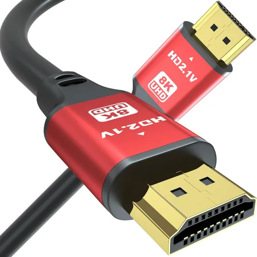 Cables HDMI 8K 48Gbps 2.1 1.5 pies 60HZ, 4K 2.0@120Hz 18GBPS, cable HDMI de alta velocidad, Ultra HD, retorno de audio Ethernet, video 4K, 1080p,