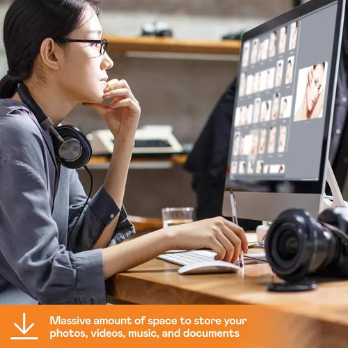 Vista 4 de WD - Disco duro externo My Book Desktop de 18 TB, USB 3.0, disco duro externo y disco duro externo portátil My Passport de 5 TB, USB 3.0, compatible