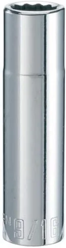 Vista 14 de CRAFTSMAN Enchufe profundo, SAE, accionamiento de 1/2 pulgada, 1 pulgada, 12 puntas (CMMT47531)