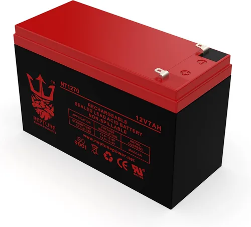Vista 4 de Marca NT1270 Batería de plomo ácido sellada recargable de 12 V 7ah compatible con scooter - Batería de repuesto SLA a prueba de fugas para EnerSys