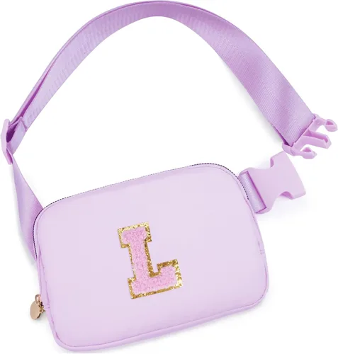 Vista 78 de Bolsa de cinturón para niñas y mujeres, bolsas cruzadas, riñonera, riñonera personalizada, Negro, Small