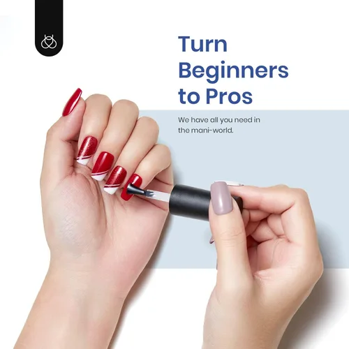 Vista 5 de Kit de Uñas de Gel Beetles 600Pcs Puntas de Uñas de Ataúd Largo con Esmalte de Gel Rosa, Capa Superior, 15 Tamaños de Uñas Autoadhesivas