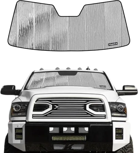 Vista 11 de Parasol para parabrisas Ram 2500/3500/4500/5500 2019-2025 con sensor de 5 pulgadas de ancho para ventana delantera, protección