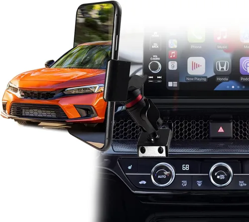 Soporte de teléfono CRV Civic Vent 2026 para Honda CRV 2023-2026 | Accesorios Civic 2022-2026 | Soporte telescópico de aluminio para teléfono de