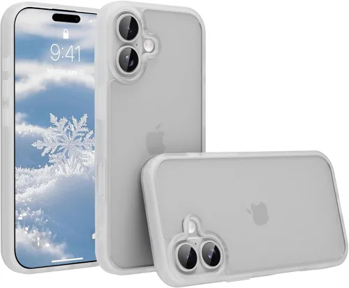 Vista 21 de Funda Translúcida Mate para iPhone 11, [Protección contra Caídas de Grado Militar de 10 Pies] Parachoques Protector Delgado Duradero Resistente a