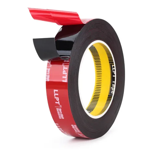 Vista 16 de LLPT Cinta Adhesiva de Doble Cara de Servicio Pesado Impermeable Cinta de Montaje Permanente 1" x 18 Pies Tiras Adhesivas de Dos Caras para Colgar