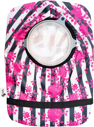 Vista 8 de Spoonie Threads Funda elástica para bolsa de ostomía de los 70 Bolsas de colostomía, estoma de ileostomía, ajustables y de moda Rayas de los 70