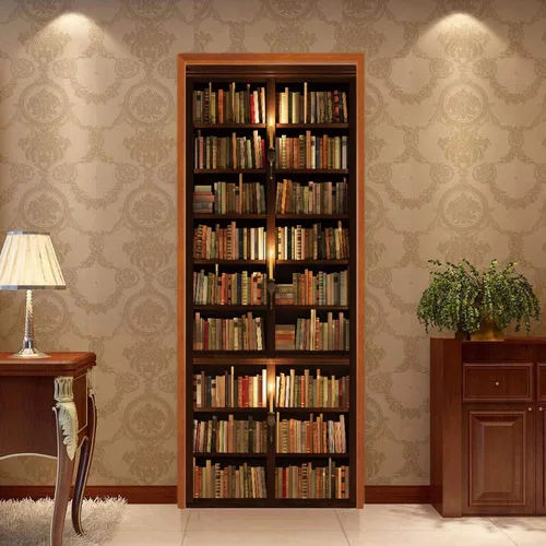 TUOKING Adhesivo para puerta, calcomanías de vinilo para puerta, mural autoadhesivo para decoración del hogar, 30.3 pulgadas de ancho x 78.7