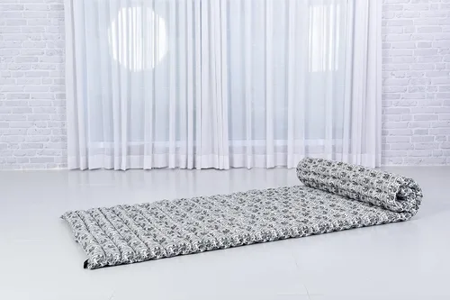 Vista 236 de Leewadee colchón tailandés enrollable para cama de invitados, tapete de yoga, para masaje tailandés, ecológico, orgánico y natural.