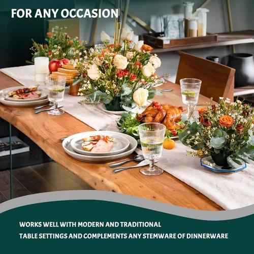 Vista 7 de 10-Piece Exquisite Silverware Set, Stainless Steel Flatware Set, Cutlery Set for 2, Fork Spoon Knife Set Eating Utensils Tableware Set for Kitchens