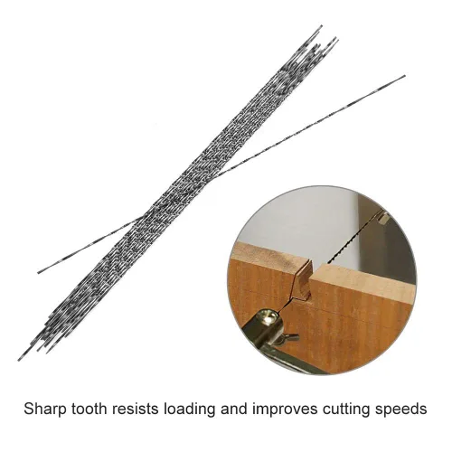 Vista 2 de 12 hojas de sierra de desplazamiento con dientes en espiral para cortar madera, metal, plástico, corte tallado para Bosch, etc. (4#)