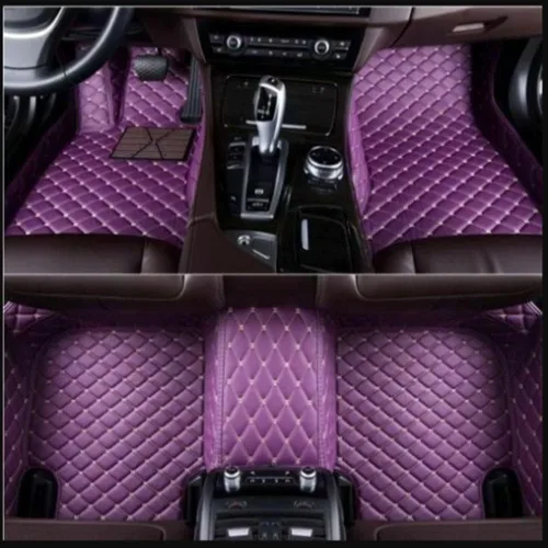 Vista 10 de Alfombrillas personalizadas para automóvil compatibles con todos los modelos, protegen el interior de tu vehículo de la suciedad y los desechos Beige