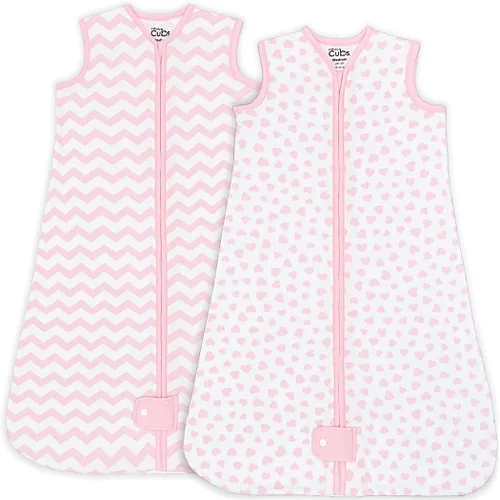 Vista 9 de Comfy Cubs Saco de dormir para bebé de 12 a 18 meses, grande, manta suave de 100% algodón para bebés y niños pequeños, saco de dormir transpirable