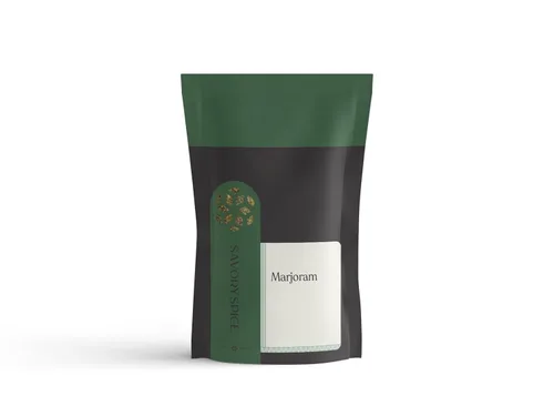 Savory Spice Mejorana (0.8 onzas) – Condimento de hierbas secas para carne de res, cordero, ternera, sopas, guisos, salsas y té, hojas de mejorana