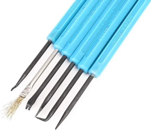 Vista 6 de Walfront Kit de herramientas de ayuda de soldadura de doble cara, herramienta de reparación de ayuda de soldadura para reparación electrónica