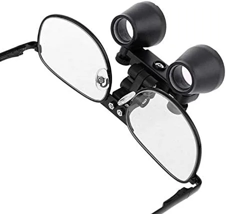 Vista 5 de Lupes 2.5X 1,378.0 ft m binocular óptica gafas marco metal lupa