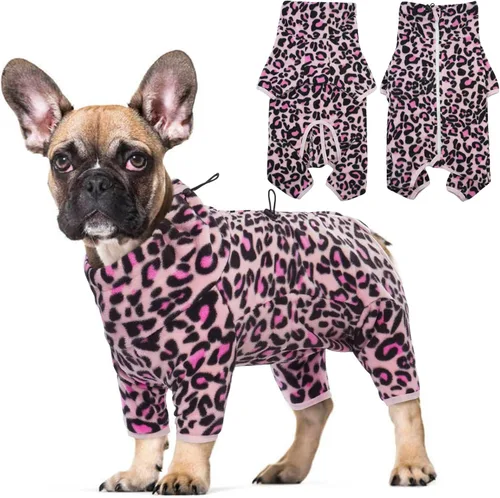 Vista 28 de ROZKITCH Abrigo térmico de invierno para perro, pijama de forro polar suave, resistente al viento, chaqueta cálida para clima frío, chaleco
