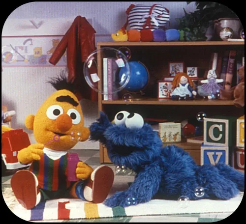 Vista 4 de Elmo quiere jugar - Sésamo - ViewMaster - Set de 3 carretes - 21 Imágenes 3D