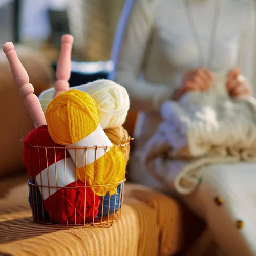 Vista 3 de Ommi - Ganchos de ganchillo con mango ergonómico, gancho de ganchillo hecho a mano de 7 pulgadas, aguja de tejer, tejido de hilo para manualidades