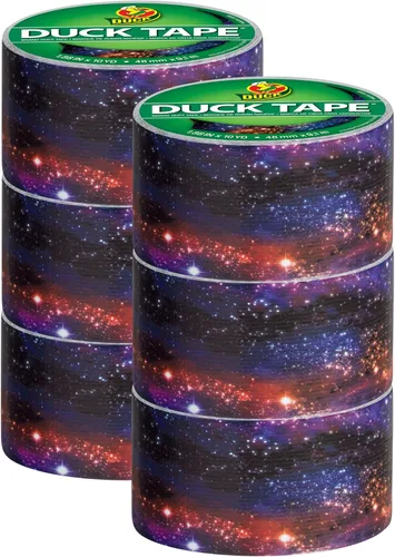 Vista 14 de Duck Brand Cinta adhesiva Duck impresa, 6 rollos, yute (283713_C)