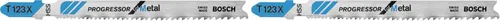 Vista 30 de Bosch T127D 5 pc. 4 pulg. 8 TPI Special para hojas de sierra caladora de aluminio con vástago en T
