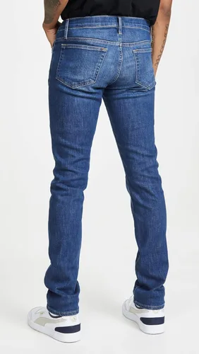 Vista 4 de FRAME L'Homme Slim Fade to Grey Denim Jeans para hombre