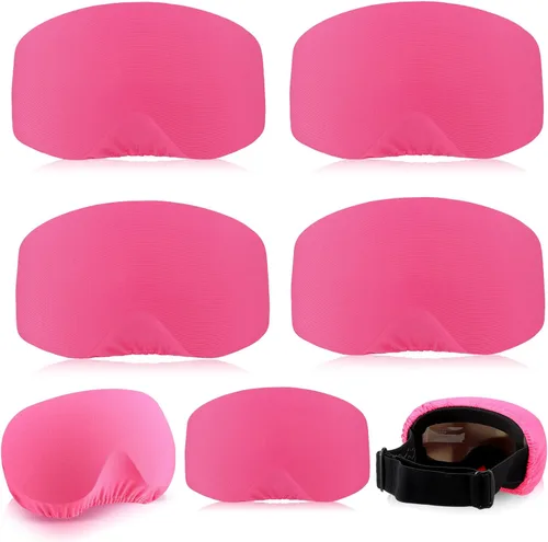 Vista 9 de Civaner 4 Piezas Funda para Gafas de Esquí y Snowboard, Funda para Gafas de Microfibra, Protección Contra Rayones y Polvo para Viajes