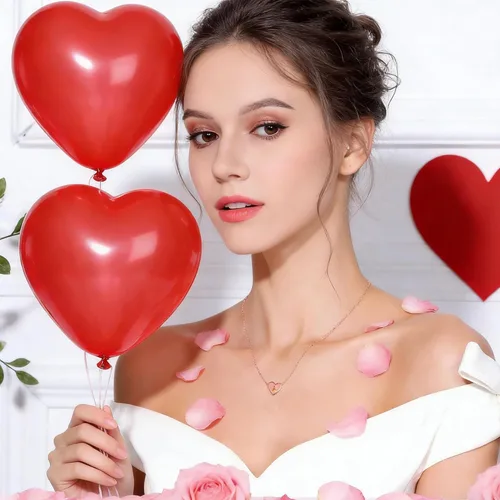 Vista 3 de Turandoss - Collares delicados con inicial para niñas y adolescentes, con dije en forma de corazón pequeño chapado en oro rosa de 14 quilates