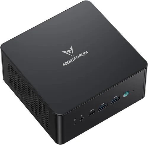 Vista 12 de MINISFORUM Mini PC M1 Pro-125H, Intel Core Ultra 5 125H (14C/18T, hasta 4.5GHz), 32GB DDR5 RAM 1TB M.2 PCIe4.0 SSD, USB4/RAID/OCuLink/Wi-Fi 7/BT