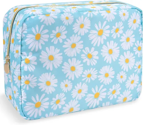Vista 76 de izuzta Estuche de Maquillaje Pequeño y Delgado de Nylon Mini, cuadriculado, Chico, Viajes