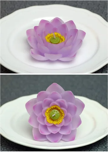 Vista 7 de Molde de jabón de silicona en forma de flor de loto 3D, molde de cera para hacer velas, molde de resina epoxi DIY