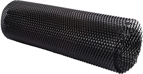 Vista 8 de AggAuto Malla universal para parrilla de automóvil de 40 x 13 pulgadas, de aleación de aluminio, con agujeros rómbicos de 6 x 12 mm, rejilla