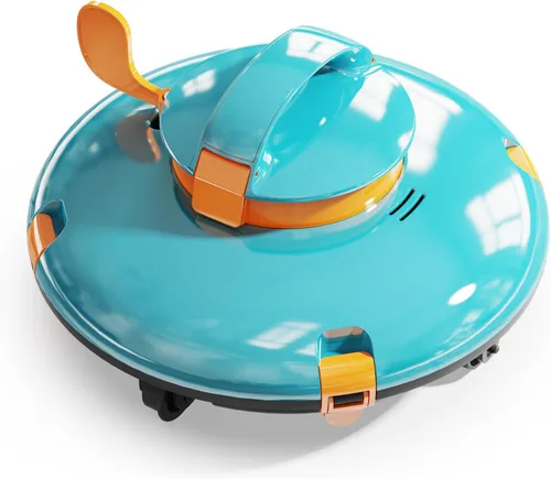 LVKE L1 - Limpiador robótico inalámbrico para piscinas, aspiradora de piscina para piscinas sobre el suelo, 70 minutos de funcionamiento, potente