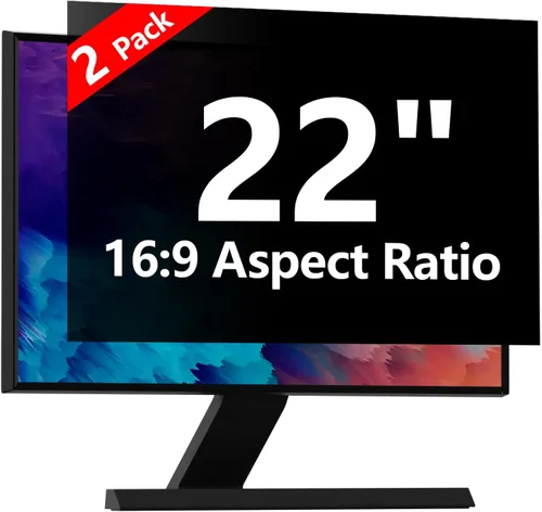 Vista 48 de Protector de pantalla de privacidad para computadora de 20 pulgadas con HP Dell Acer Asus Samsung LG y más, filtro de protección de seguridad