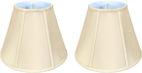 Vista 103 de Royal Designs, Inc. BS-707FC-6AGL Deep Empire Basic - Pantalla para lámpara con clip de llama, 3.5 x 6 x 5.75 pulgadas, color dorado antiguo